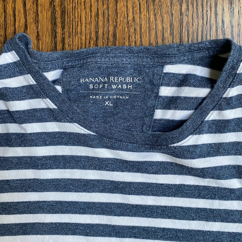 Banana Republic S/S Stripped Tee